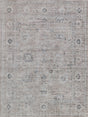 Exquisite Rugs Cambridge Hand-loomed Wool/Bamboo Silk 4964 Silver/Brown 9' x 12' Area Rug