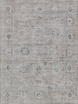 Exquisite Cambridge Hand-loomed Wool/Bamboo Silk Silver/Brown Area Rug 9.0'X12.0' Rug