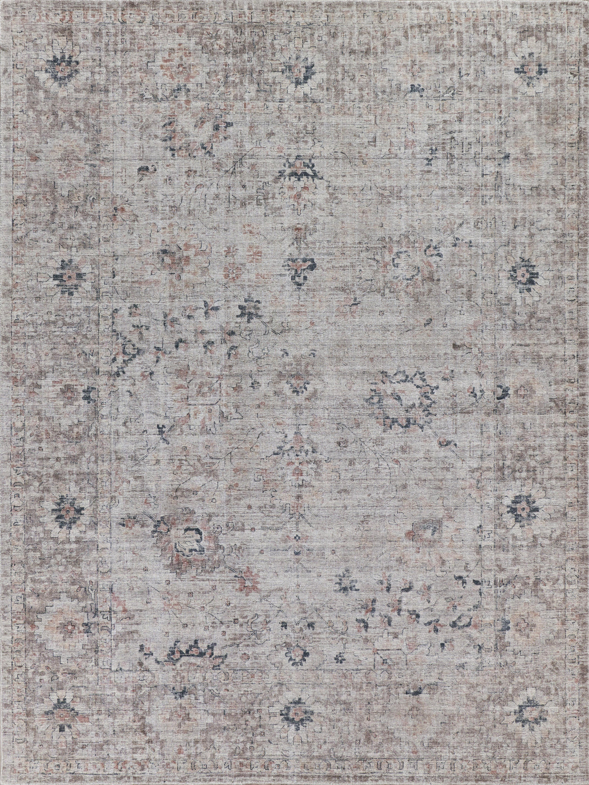Exquisite Rugs Cambridge Hand-loomed Wool/Bamboo Silk 4965 Silver/Blue 10' x 14' Area Rug