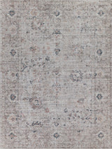 Exquisite Rugs Cambridge Hand-loomed Wool/Bamboo Silk 4965 Silver/Blue 10' x 14' Area Rug