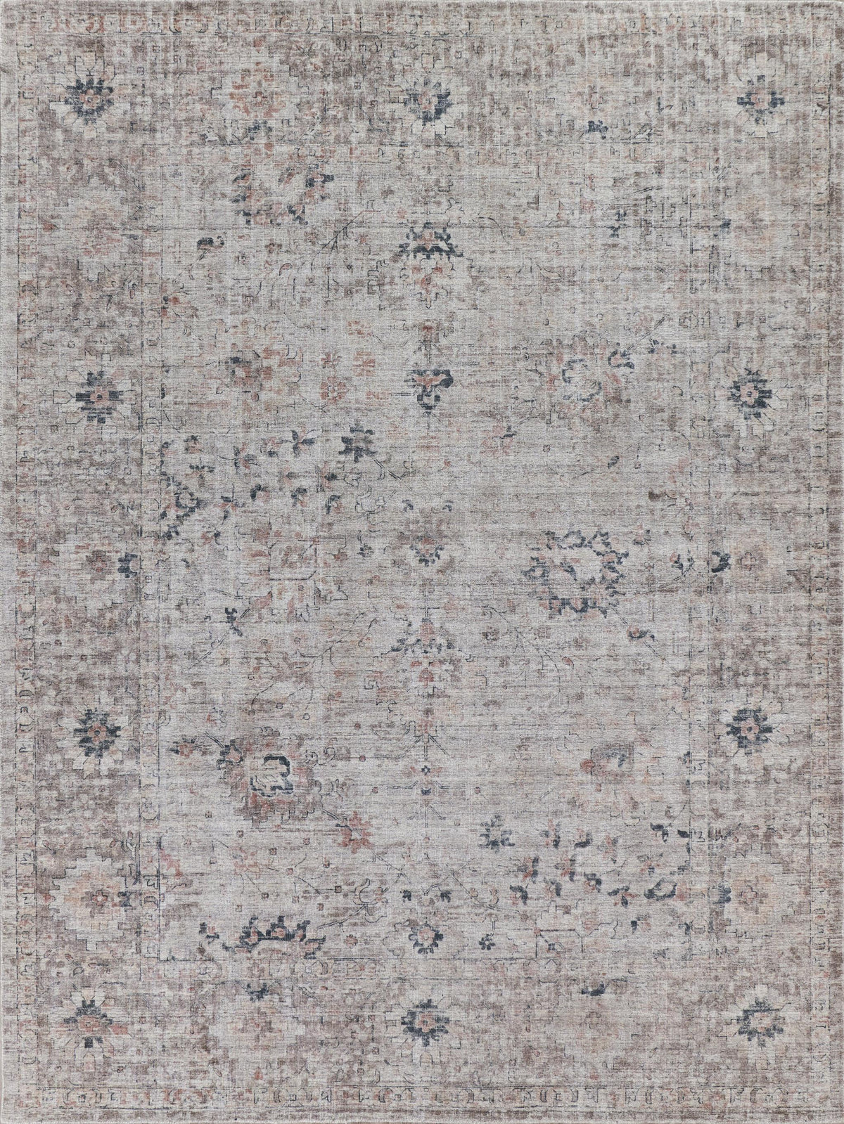 Exquisite Cambridge Hand-loomed Wool/Bamboo Silk Silver/Blue Area Rug 10.0'X14.0' Rug