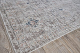 Exquisite Rugs Cambridge Hand-loomed Wool/Bamboo Silk 4965 Silver/Blue 10' x 14' Area Rug
