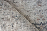 Exquisite Rugs Cambridge Hand-loomed Wool/Bamboo Silk 4965 Silver/Blue 10' x 14' Area Rug
