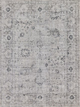 Exquisite Cambridge Hand-loomed Wool/Bamboo Silk Gray/Silver Area Rug 10.0'X14.0' Rug