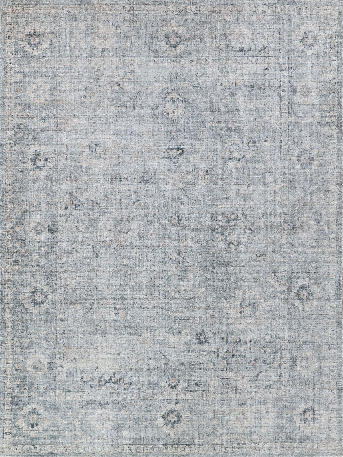 Exquisite Rugs Cambridge Hand-loomed Wool/Bamboo Silk 4967 Blue 10' x 14' Area Rug