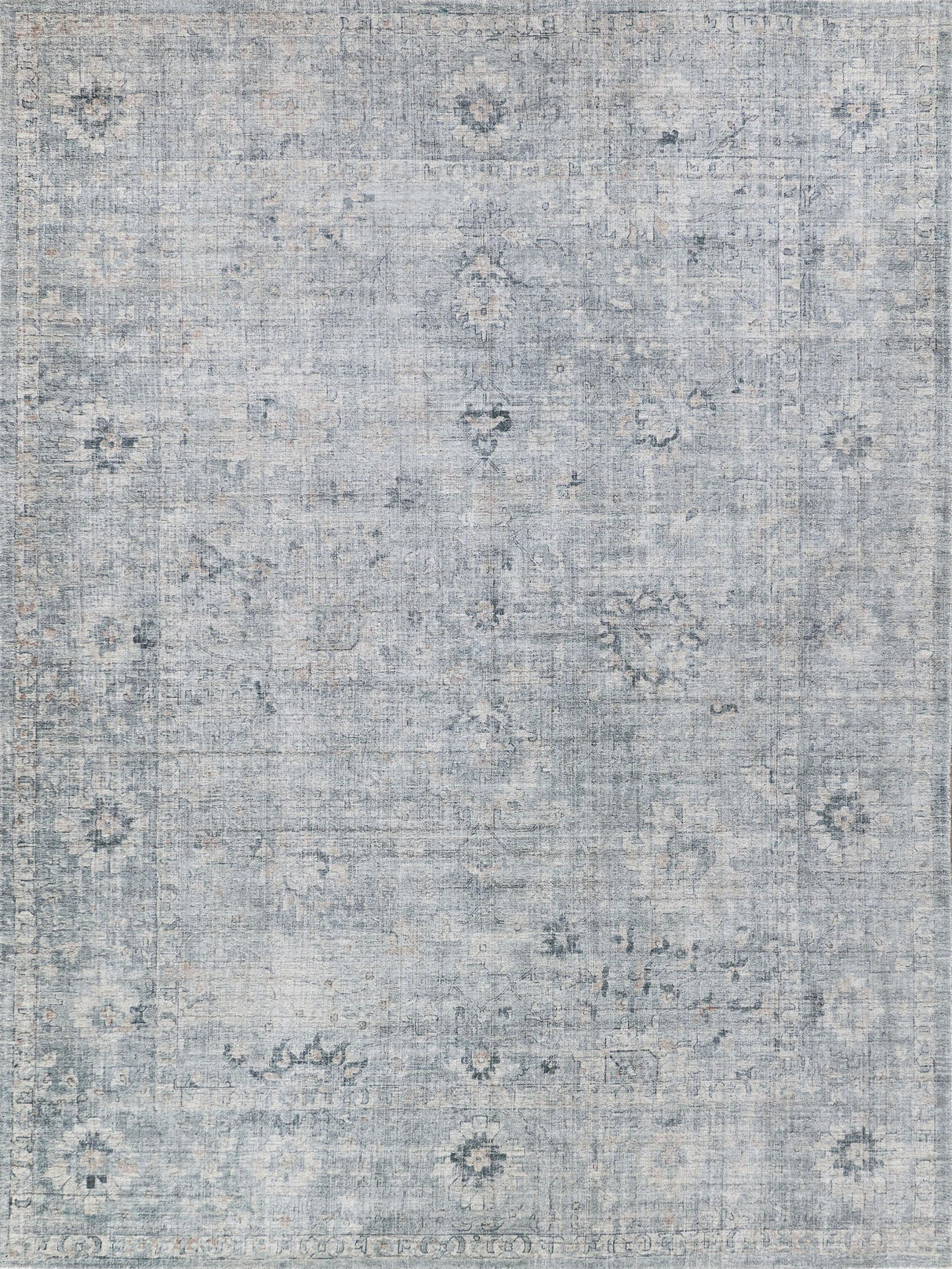 Exquisite Cambridge Hand-loomed Wool/Bamboo Silk Blue Area Rug 6.0'X9.0' Rug