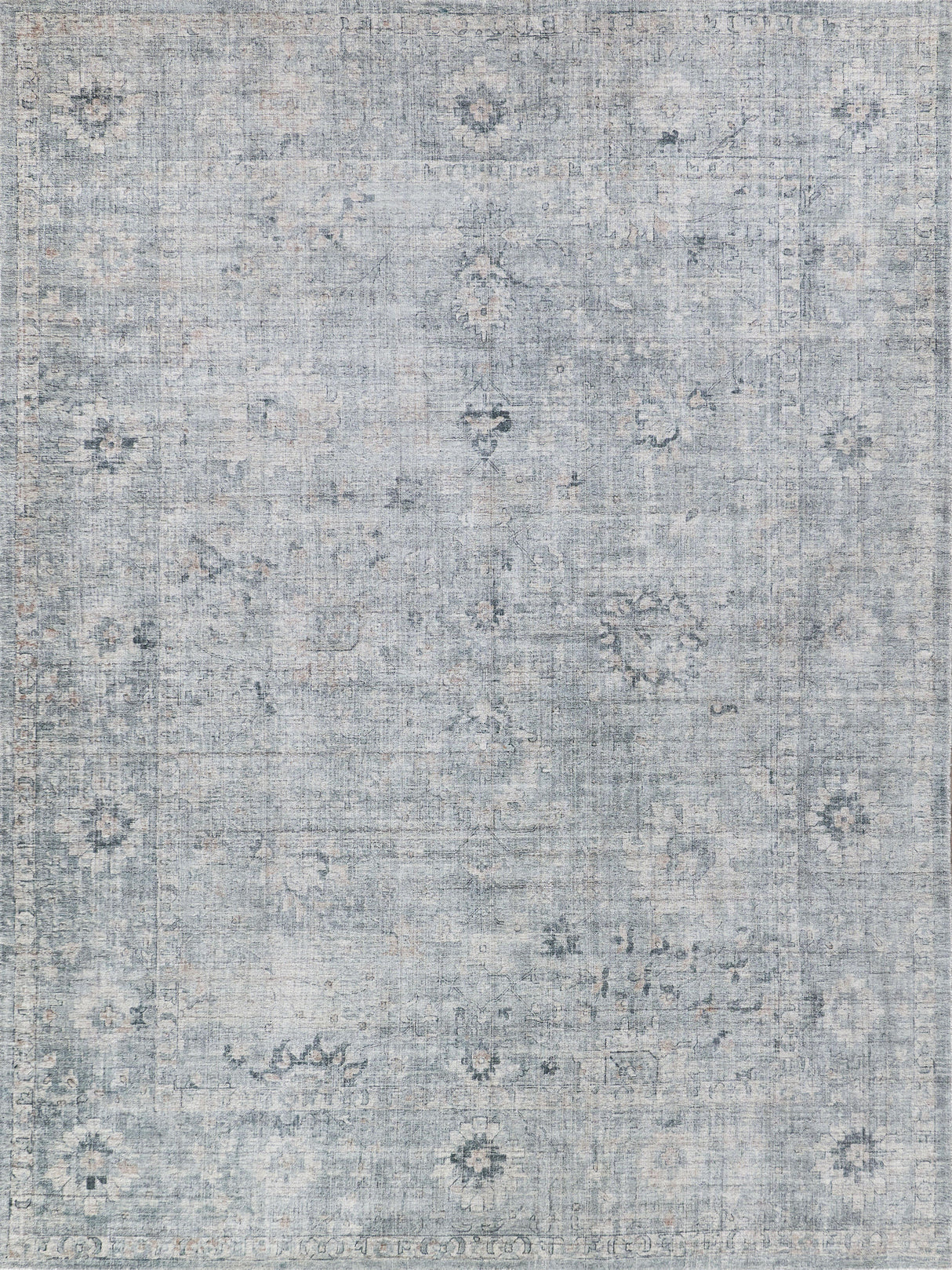 Exquisite Rugs Cambridge Hand-loomed Wool/Bamboo Silk 4967 Blue 8' x 10' Area Rug