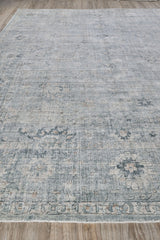 Exquisite Rugs Cambridge Hand-loomed Wool/Bamboo Silk 4967 Blue 12' x 9' Area Rug