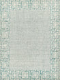 Exquisite Rugs Caprice Hand-tufted New Zealand Wool 2701 Aqua 12' x 15' Area Rug