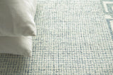 Exquisite Rugs Caprice Hand-tufted New Zealand Wool 2701 Aqua 6' x 9' Area Rug