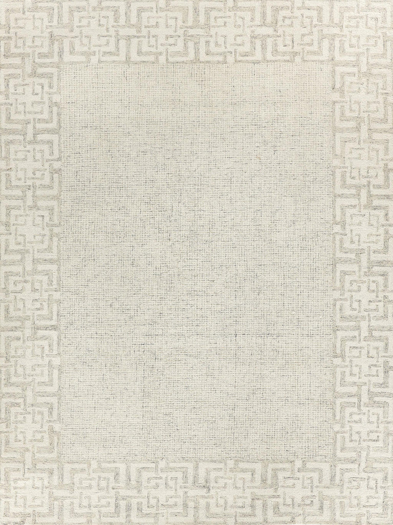 Exquisite Rugs Caprice Hand-tufted New Zealand Wool 2704 Taupe/Ivory 10' x 14' Area Rug