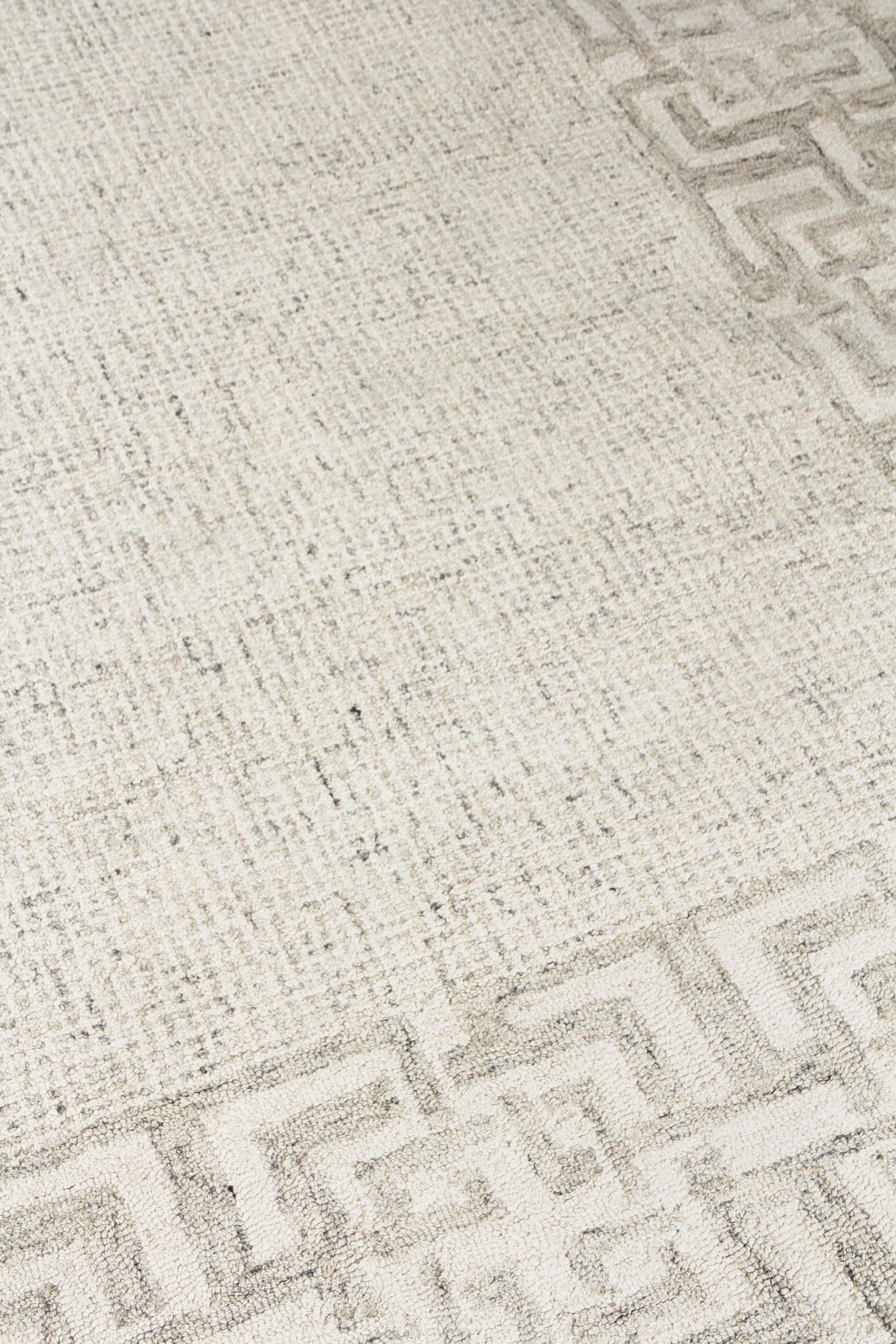 Exquisite Rugs Caprice Hand-tufted New Zealand Wool 2704 Taupe/Ivory 10' x 14' Area Rug