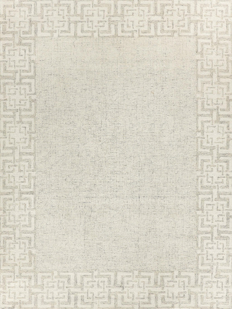Exquisite Caprice Hand-tufted New Zealand Wool Taupe/Ivory Area Rug 10.0'X14.0' Rug