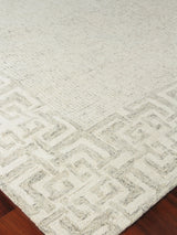 Exquisite Rugs Caprice Hand-tufted New Zealand Wool 2704 Taupe/Ivory 10' x 14' Area Rug