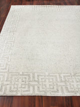 Exquisite Rugs Caprice Hand-tufted New Zealand Wool 2704 Taupe/Ivory 10' x 14' Area Rug