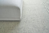 Exquisite Rugs Caprice Hand-tufted New Zealand Wool 2706 Silver/Ivory 8' x 10' Area Rug