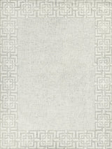 Exquisite Rugs Caprice Hand-tufted New Zealand Wool 2706 Silver/Ivory 9' x 12' Area Rug
