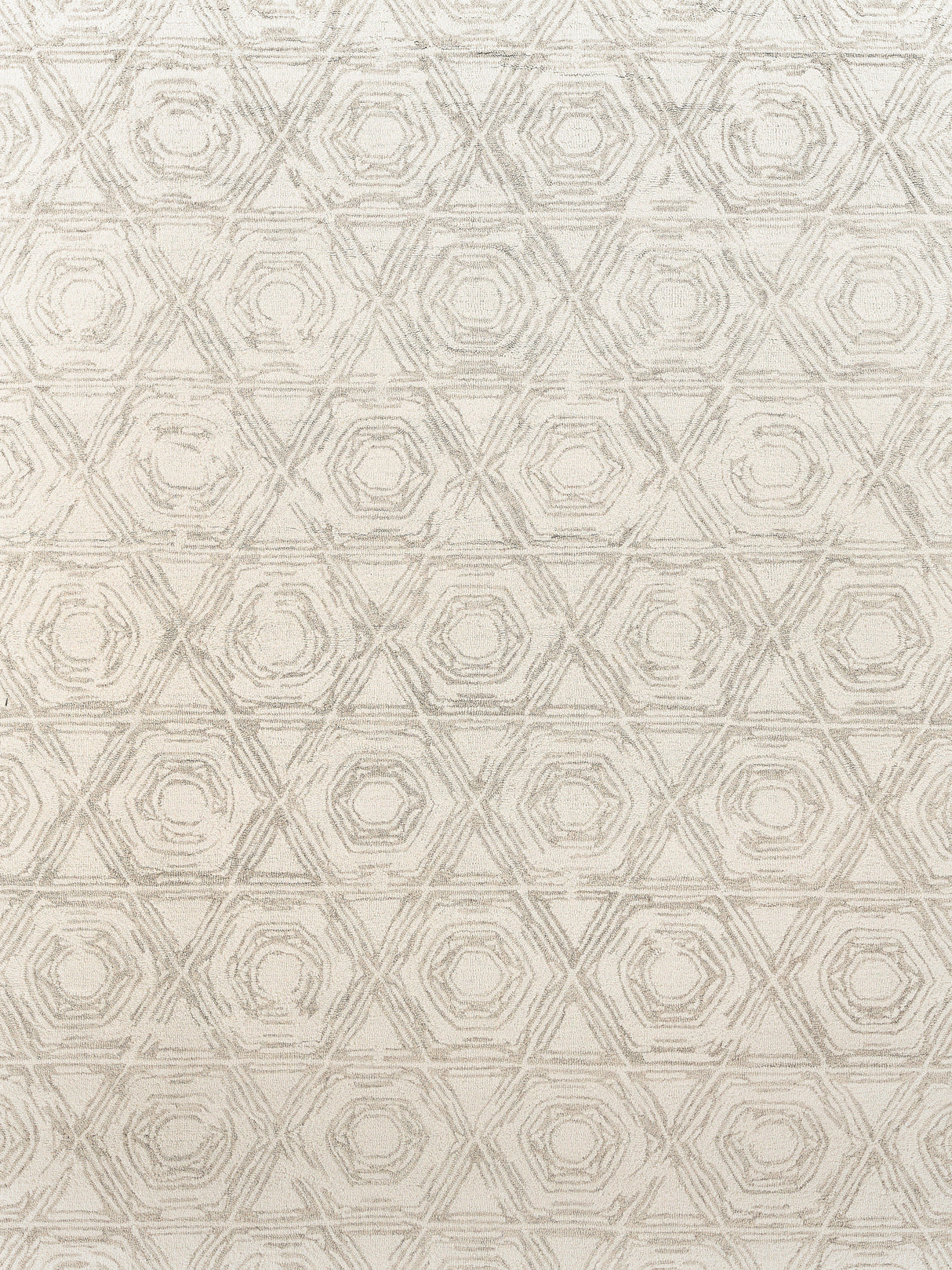Exquisite Rugs Caprice Hand-tufted New Zealand Wool 2707 Silver/Ivory 8' x 10' Area Rug