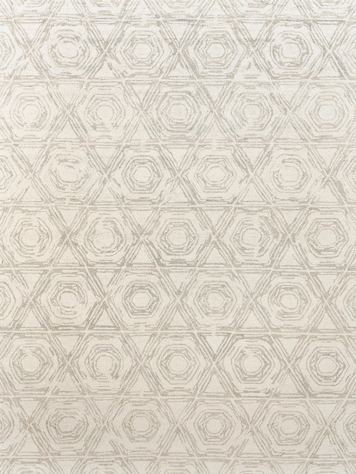 Exquisite Caprice Hand-tufted New Zealand Wool Silver/Ivory Area Rug 8.0'X10.0' Rug