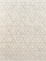 Exquisite Caprice Hand-tufted New Zealand Wool Silver/Ivory Area Rug 8.0'X10.0' Rug