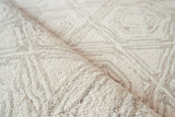 Exquisite Rugs Caprice Hand-tufted New Zealand Wool 2707 Silver/Ivory 8' x 10' Area Rug