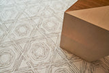 Exquisite Rugs Caprice Hand-tufted New Zealand Wool 2707 Silver/Ivory 8' x 10' Area Rug