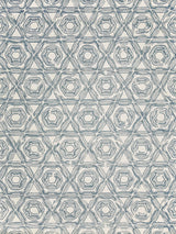 Exquisite Rugs Caprice Hand-tufted New Zealand Wool 2708 Dark Blue/Ivory 9' x 12' Area Rug