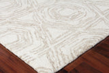 Exquisite Rugs Caprice Hand-tufted New Zealand Wool 2710 Beige/Ivory 5' x 8' Area Rug