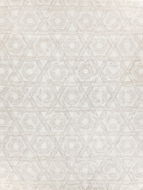 Exquisite Caprice Hand-tufted New Zealand Wool Beige/Ivory Area Rug 8.0'X10.0' Rug