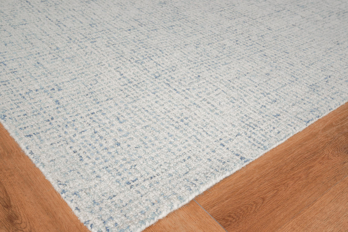 Exquisite Rugs Caprice Hand-tufted New Zealand Wool 2713 Blue/Ivory 12' x 15' Area Rug