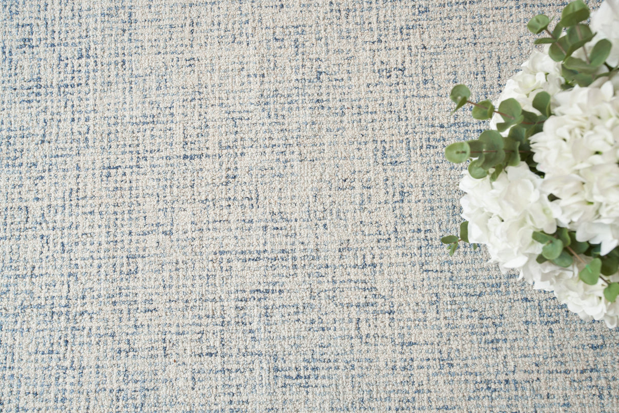 Exquisite Rugs Caprice Hand-tufted New Zealand Wool 2713 Blue/Ivory 12' x 15' Area Rug