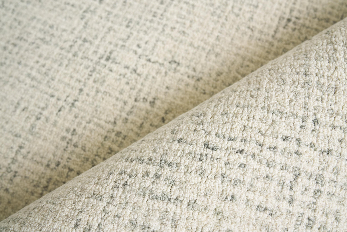 Exquisite Rugs Caprice Hand-tufted New Zealand Wool 2718 Gray/Ivory 10' x 14' Area Rug