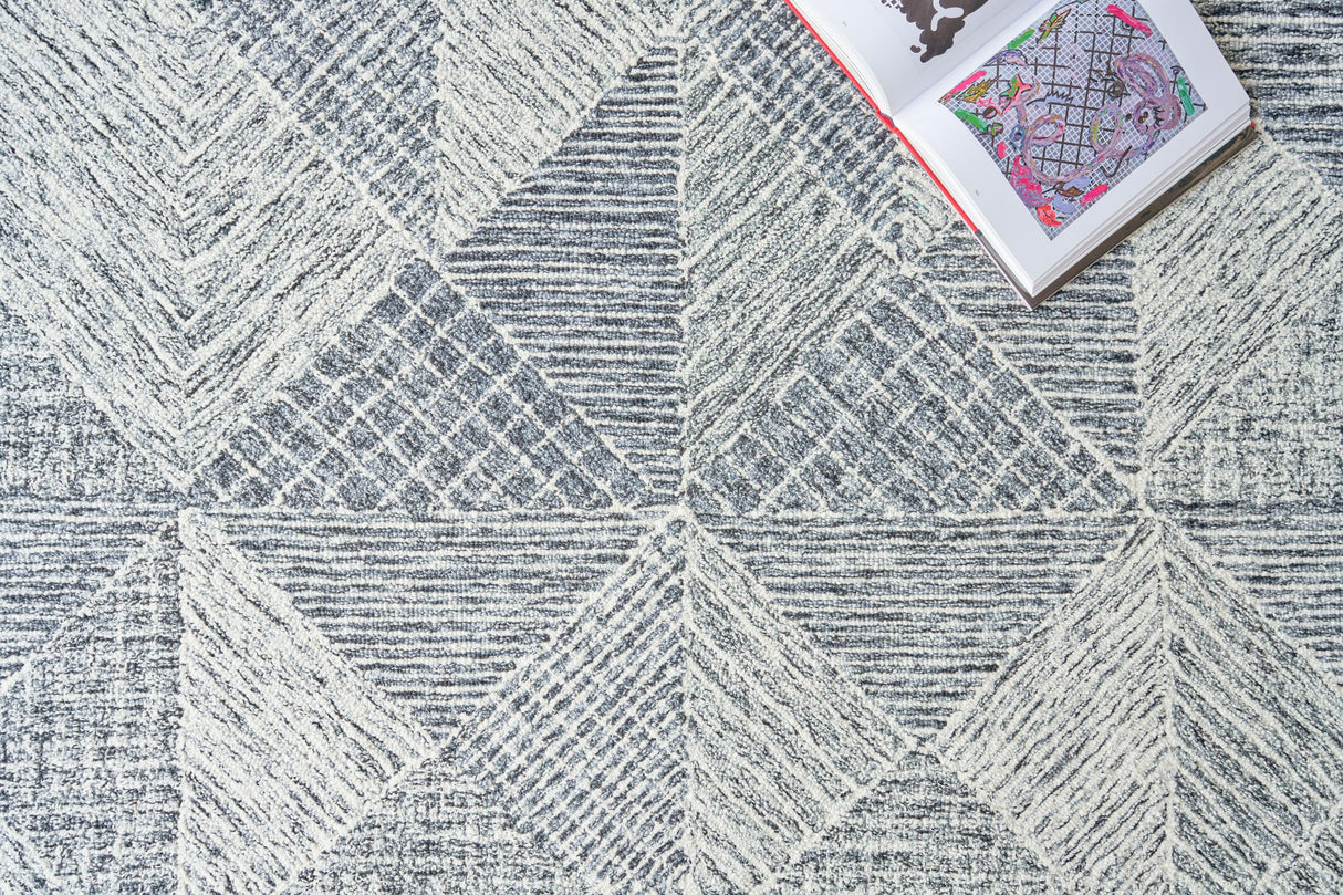Exquisite Rugs Caprice Hand-tufted New Zealand Wool 4756 Beige/Ivory 8' x 5' Area Rug