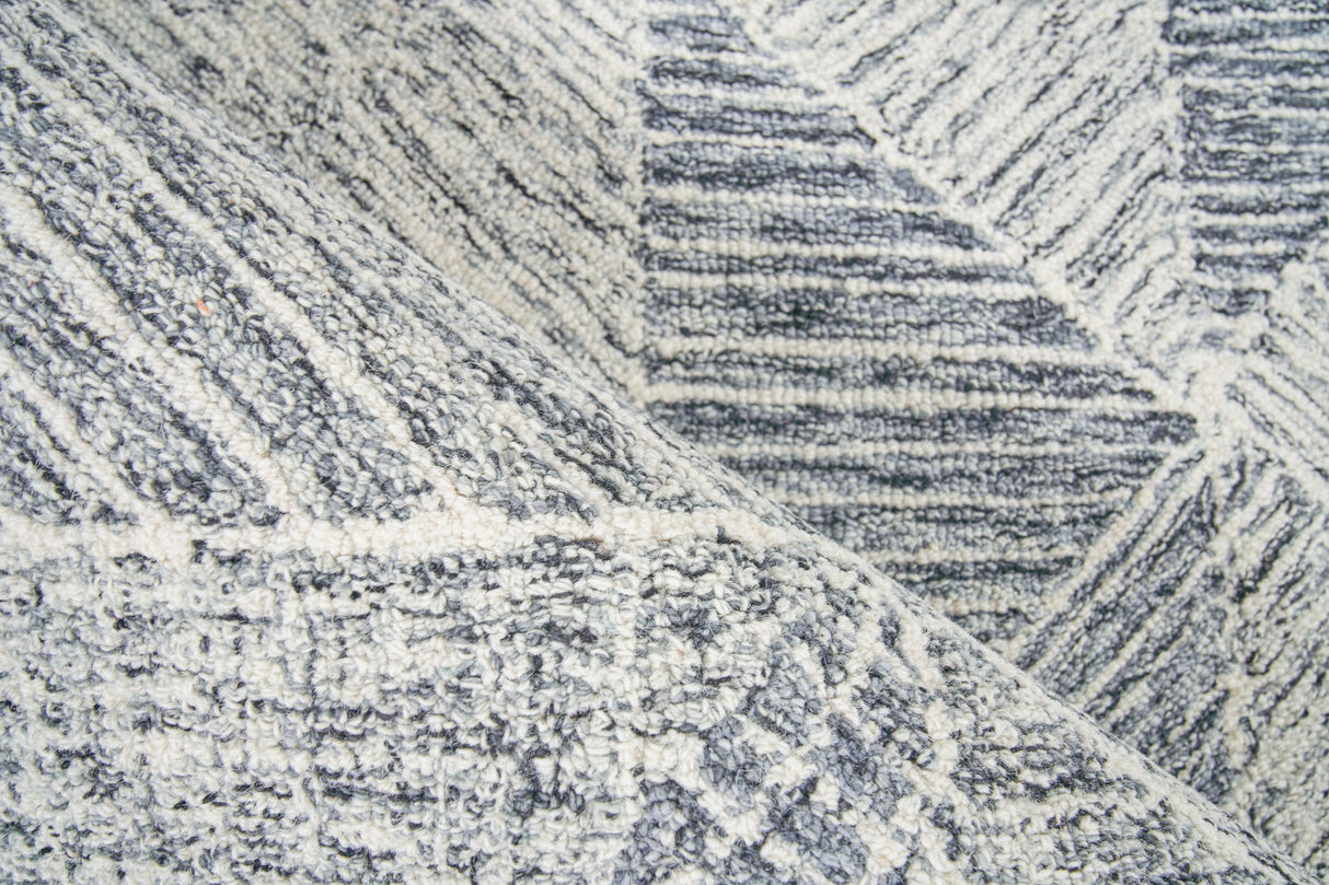 Exquisite Rugs Caprice Hand-tufted New Zealand Wool 4756 Beige/Ivory 9' x 6' Area Rug