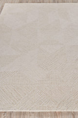Exquisite Rugs Caprice Hand-tufted New Zealand Wool 4758 Beige/Ivory 10' x 14' Area Rug