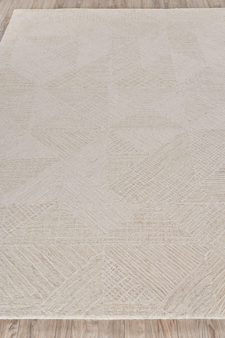 Exquisite Rugs Caprice Hand-tufted New Zealand Wool 4758 Beige/Ivory 6' x 9' Area Rug