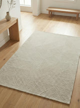 Exquisite Rugs Caprice Hand-tufted New Zealand Wool 4758 Beige/Ivory 12' x 9' Area Rug