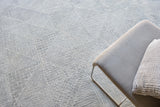 Exquisite Rugs Caprice Hand-tufted New Zealand Wool 4759 Silver/Ivory 8' x 10' Area Rug