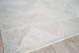 Exquisite Rugs Caprice Hand-tufted New Zealand Wool 4759 Silver/Ivory 8' x 10' Area Rug