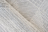 Exquisite Rugs Caprice Hand-tufted New Zealand Wool 4759 Silver/Ivory 8' x 10' Area Rug