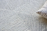 Exquisite Rugs Caprice Hand-tufted New Zealand Wool 4759 Silver/Ivory 8' x 10' Area Rug