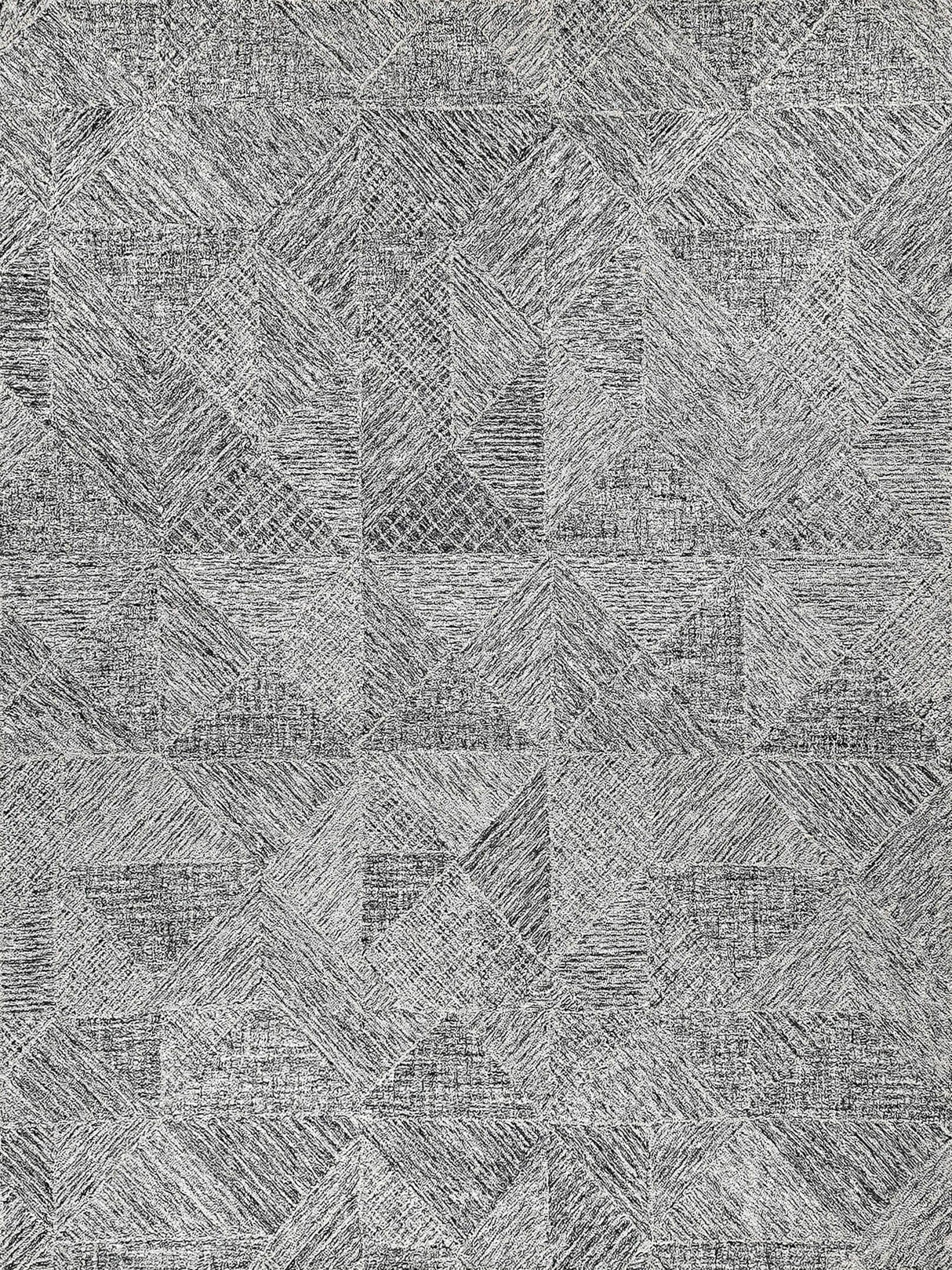 Exquisite Rugs Caprice Hand-tufted New Zealand Wool 4760 Gray 10' x 14' Area Rug