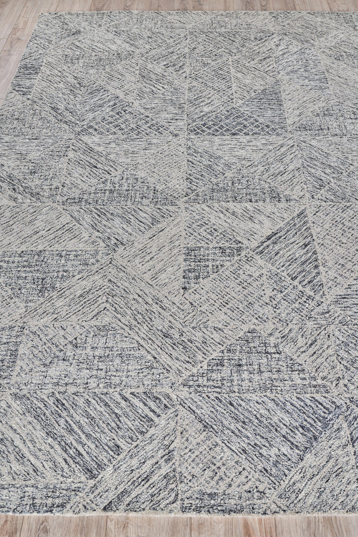 Exquisite Rugs Caprice Hand-tufted New Zealand Wool 4760 Gray 9' x 12' Area Rug