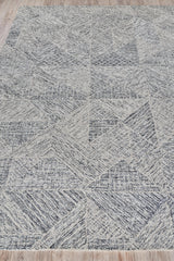 Exquisite Rugs Caprice Hand-tufted New Zealand Wool 4760 Gray 9' x 12' Area Rug