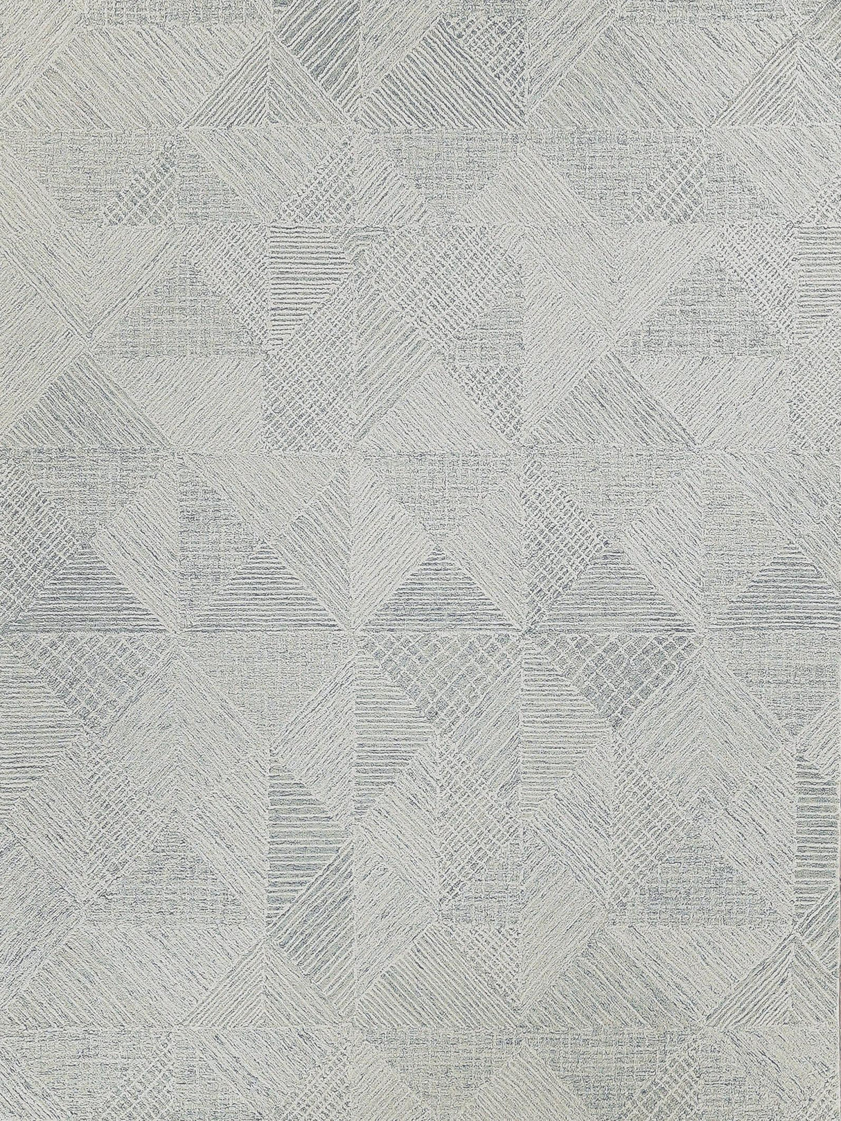 Exquisite Caprice Hand-tufted New Zealand Wool Light Blue Area Rug 5.0'X8.0' Rug