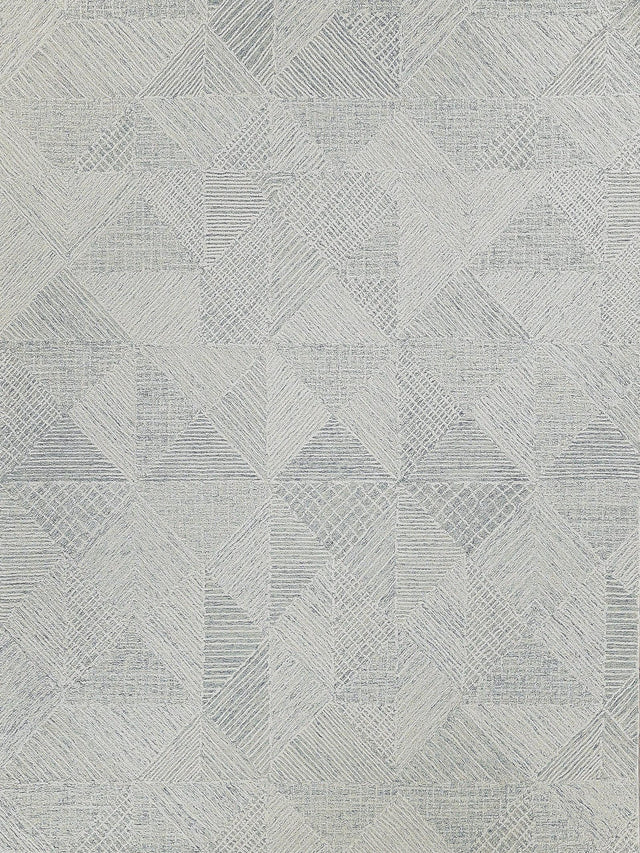 Exquisite Rugs Caprice Hand-tufted New Zealand Wool 4761 Light Blue 5' x 8' Area Rug