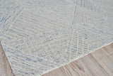 Exquisite Rugs Caprice Hand-tufted New Zealand Wool 4761 Light Blue 8' x 10' Area Rug