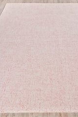 Exquisite Rugs Caprice Hand-tufted New Zealand Wool 4762 Pink/Ivory 8' x 10' Area Rug
