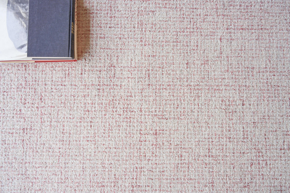 Exquisite Rugs Caprice Hand-tufted New Zealand Wool 4762 Pink/Ivory 8' x 10' Area Rug