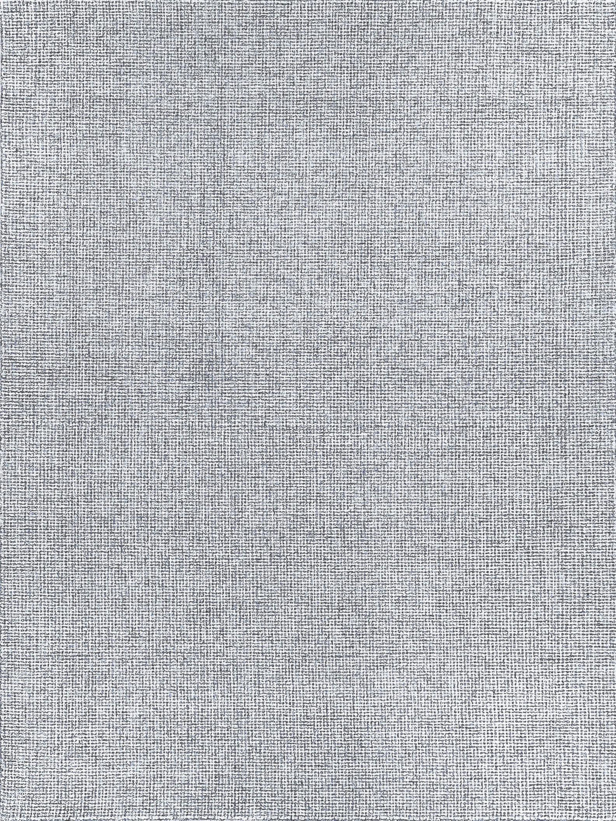 Exquisite Caprice Hand-tufted New Zealand Wool Dark Blue/Ivory Area Rug 5.0'X8.0' Rug